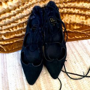 GAP Suede Lace-up Flats